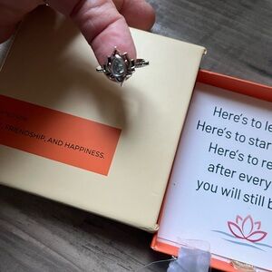 Story jewelry sz 7 ring F&$k it and begin again